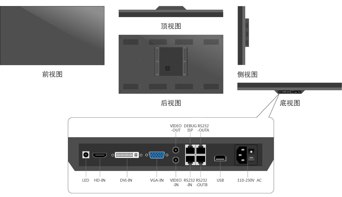 49寸LG3.5mm液晶拼接屏 49寸LG3.5mm液晶拼接屏